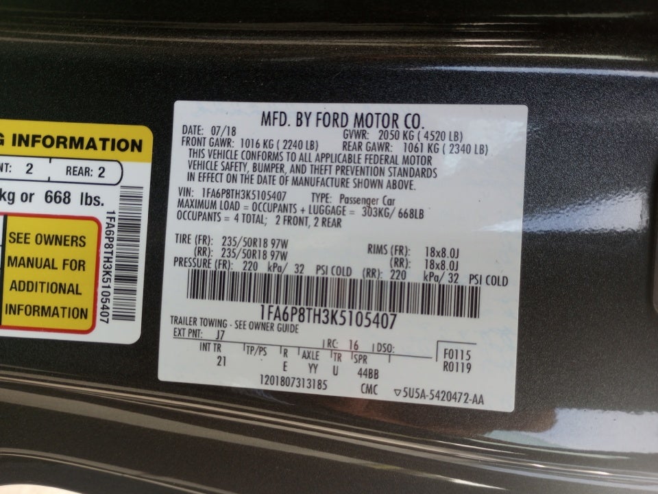 2019 Ford Mustang EcoBoost