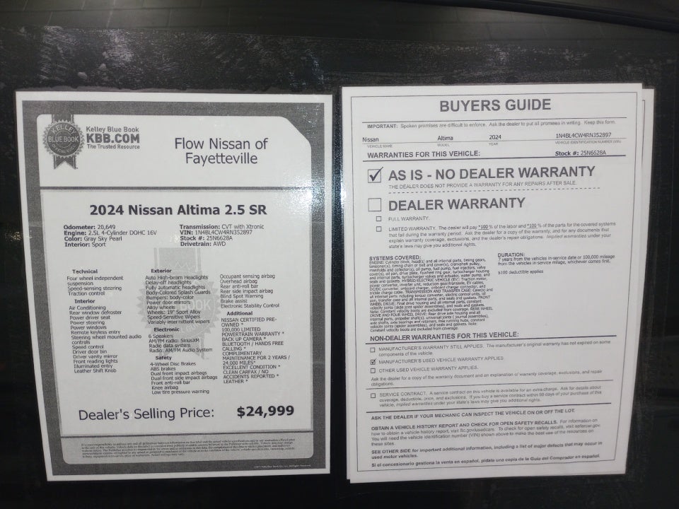 2024 Nissan Altima SR Intelligent AWD