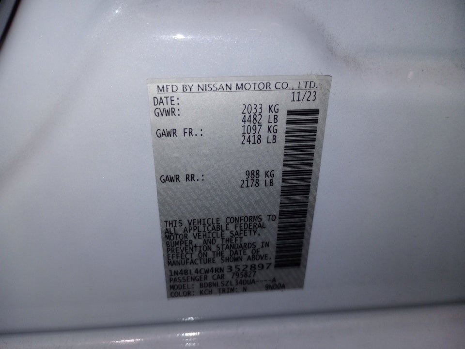 2024 Nissan Altima SR Intelligent AWD