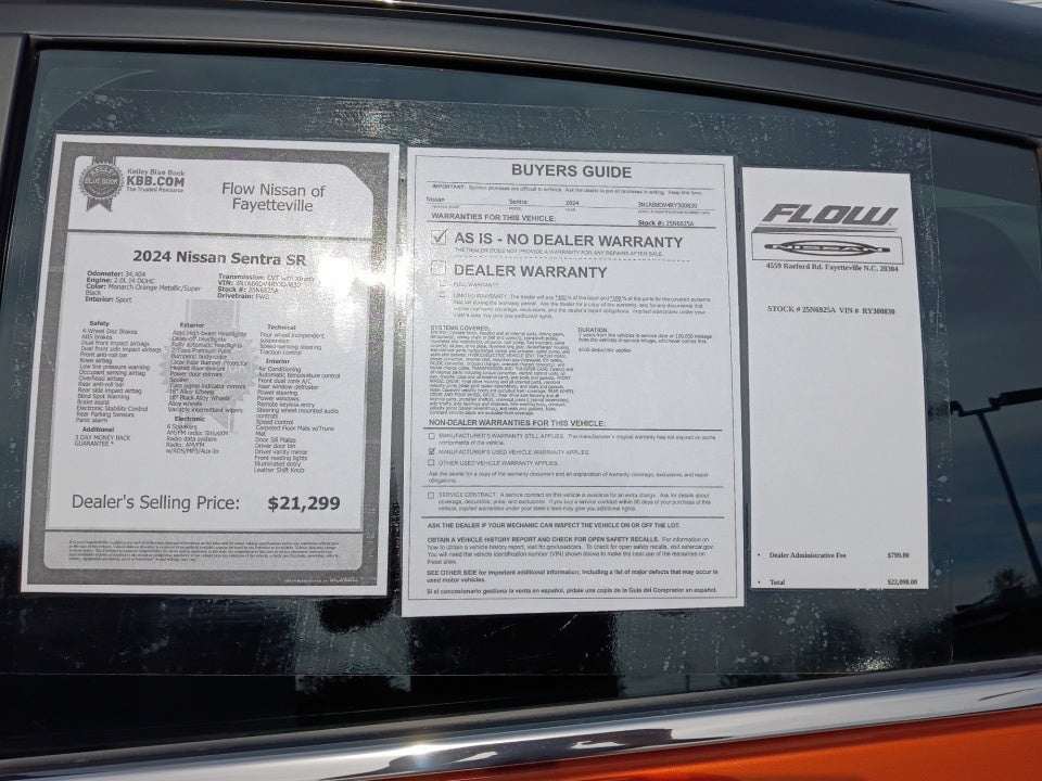 2024 Nissan Sentra SR Xtronic CVT