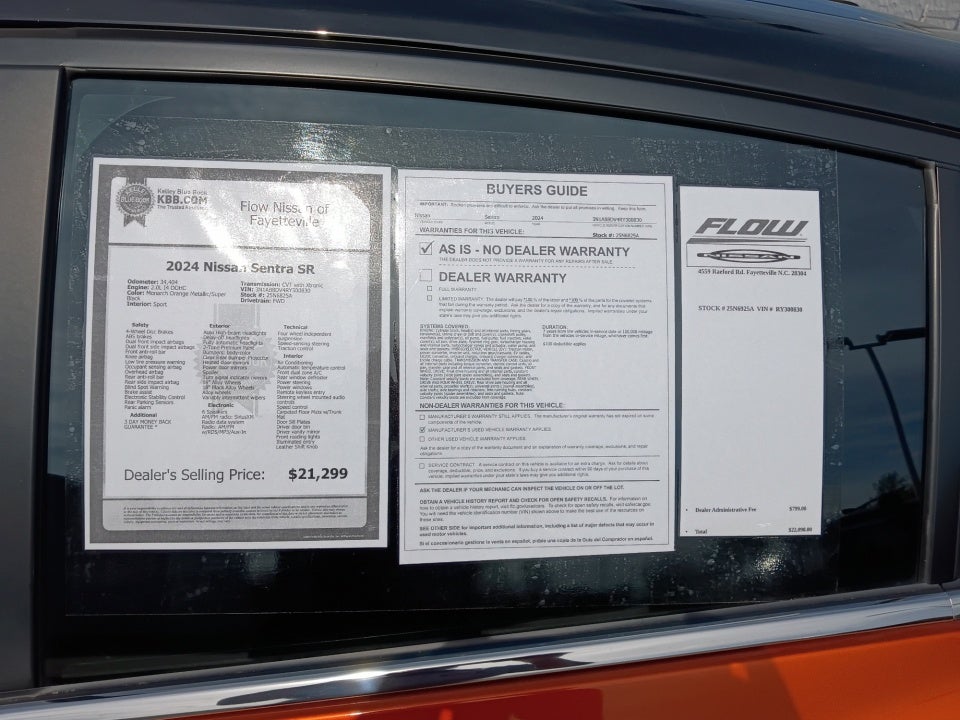 2024 Nissan Sentra SR Xtronic CVT