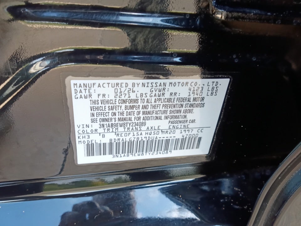 2026 Nissan Sentra SL