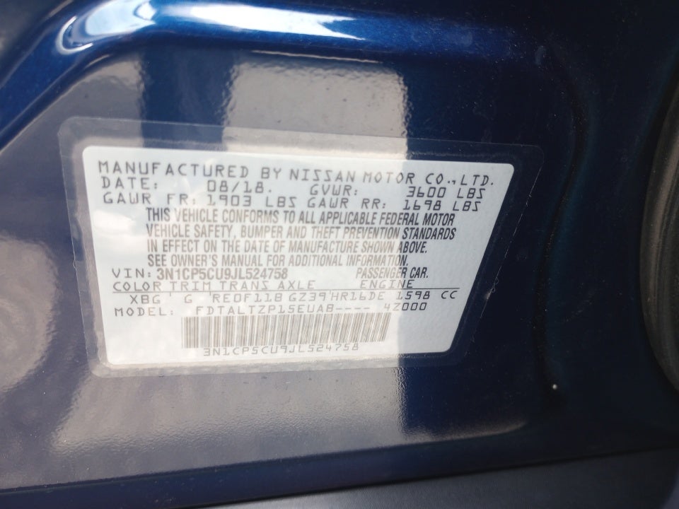 2018 Nissan Kicks SR