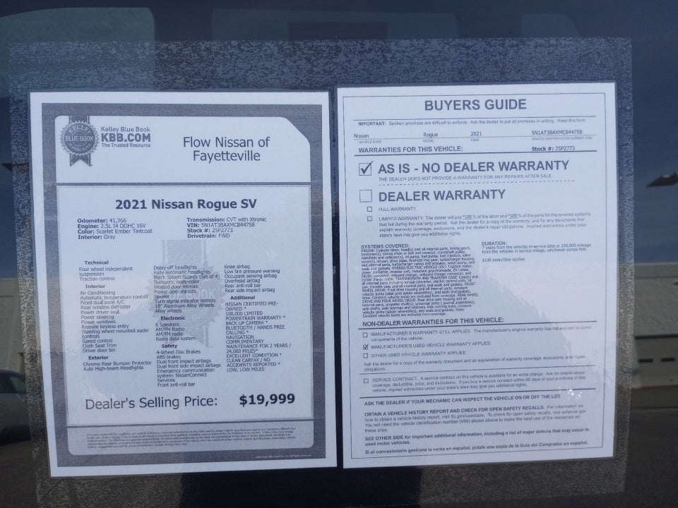 2021 Nissan Rogue SV FWD