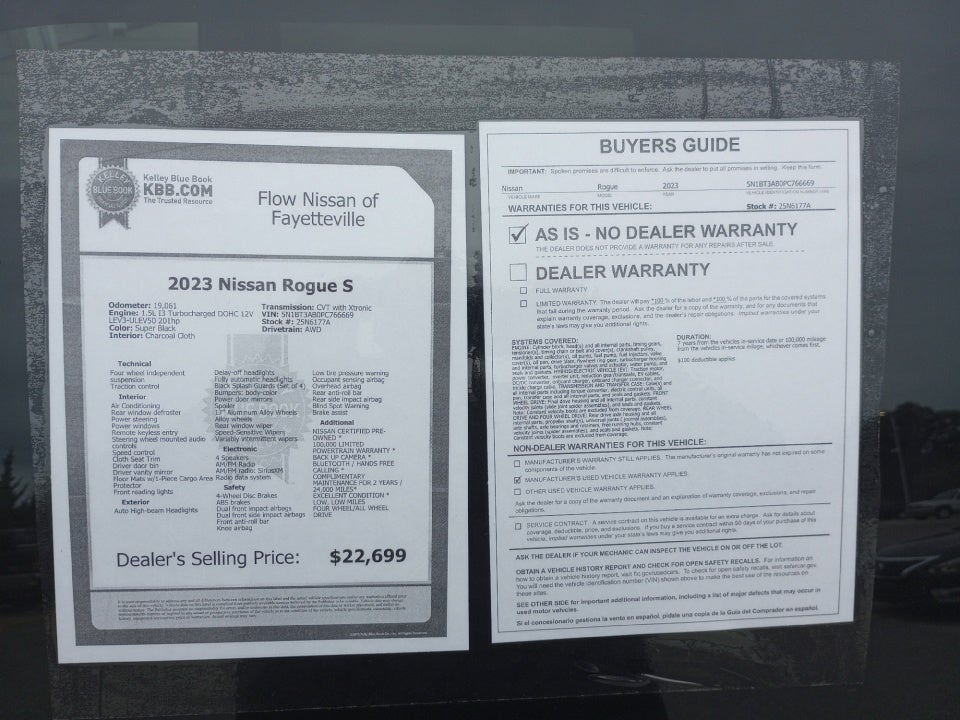 2023 Nissan Rogue S Intelligent AWD