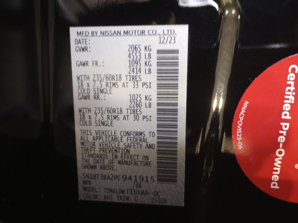 2023 Nissan Rogue SV FWD