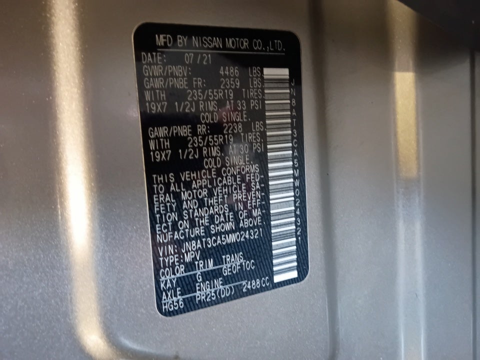 2021 Nissan Rogue SL