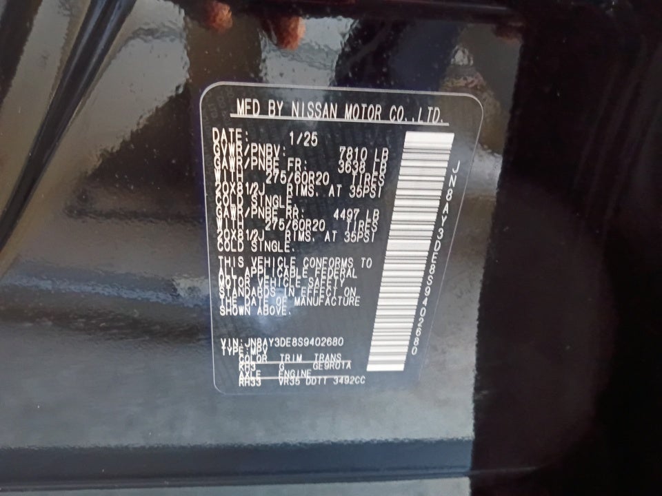 2025 Nissan Armada PRO-4X