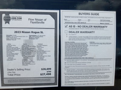 2023 Nissan Rogue SL Intelligent AWD