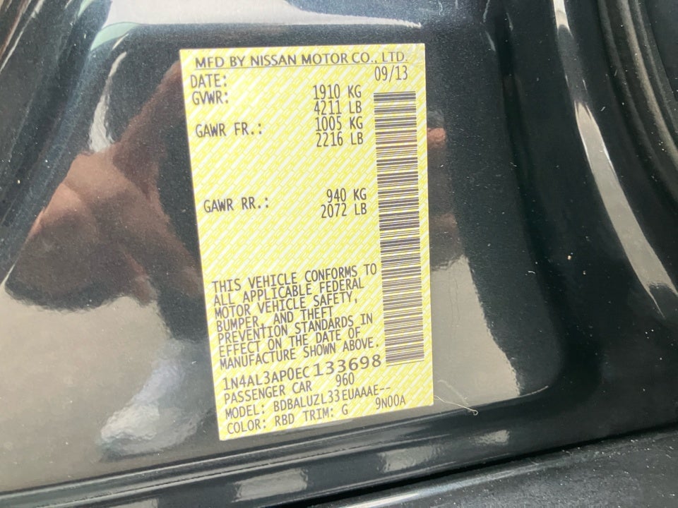 2014 Nissan Altima 2.5 SV