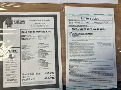 2015 Honda Odyssey EX-L