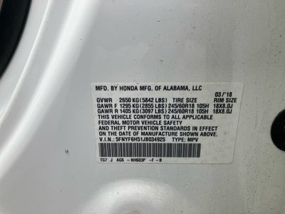 2018 Honda Pilot EX-L