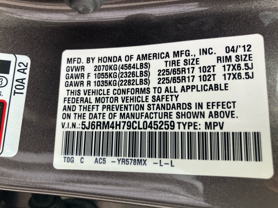 2012 Honda CR-V EX-L