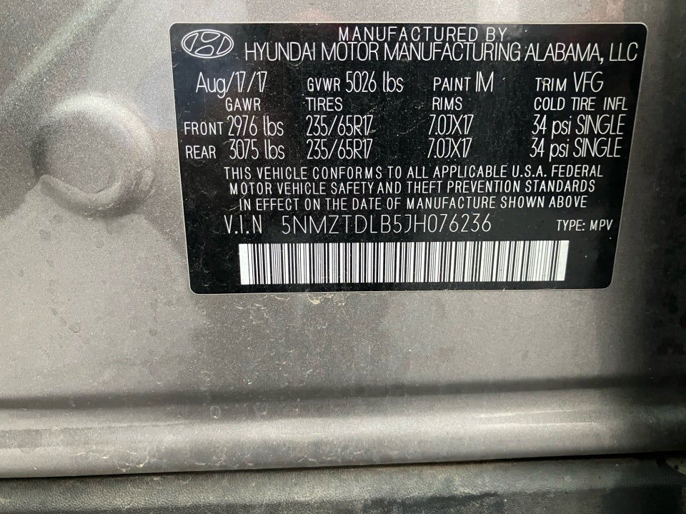 2018 Hyundai Santa Fe Sport 2.4L