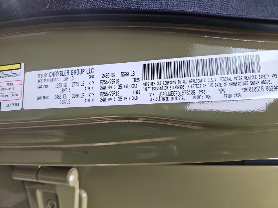 2013 Jeep Wrangler Unlimited Sahara