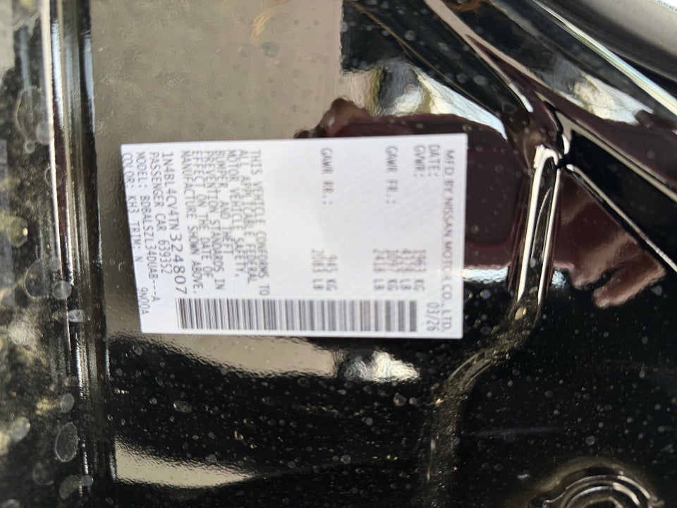 2026 Nissan Altima SR FWD