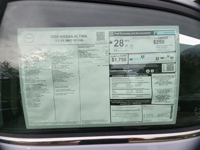 2026 Nissan Altima SR