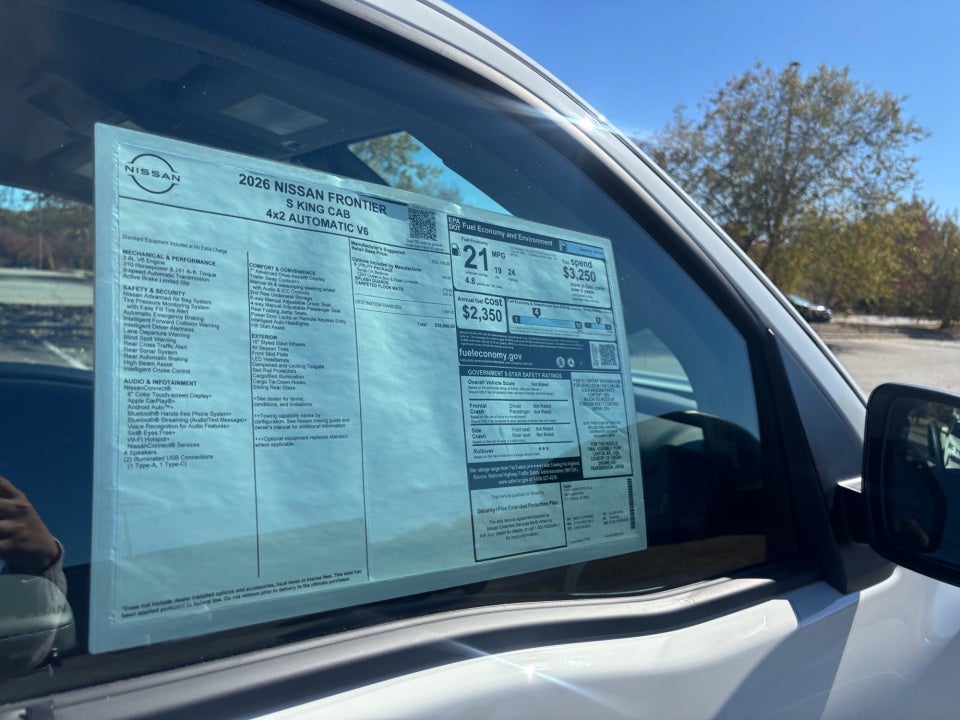 2026 Nissan Frontier King Cab S 4x2