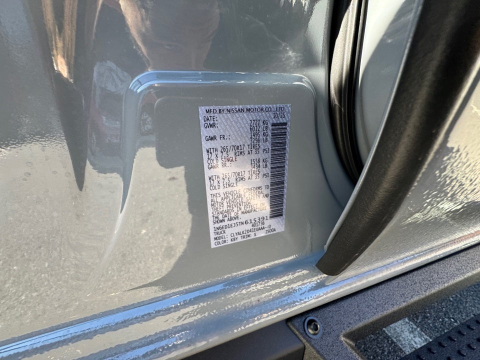 2026 Nissan Frontier Crew Cab PRO-X 4x2