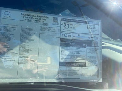 2026 Nissan Frontier Crew Cab PRO-X 4x2