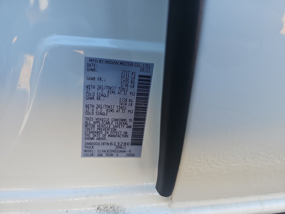 2026 Nissan Frontier Crew Cab PRO-X 4x2