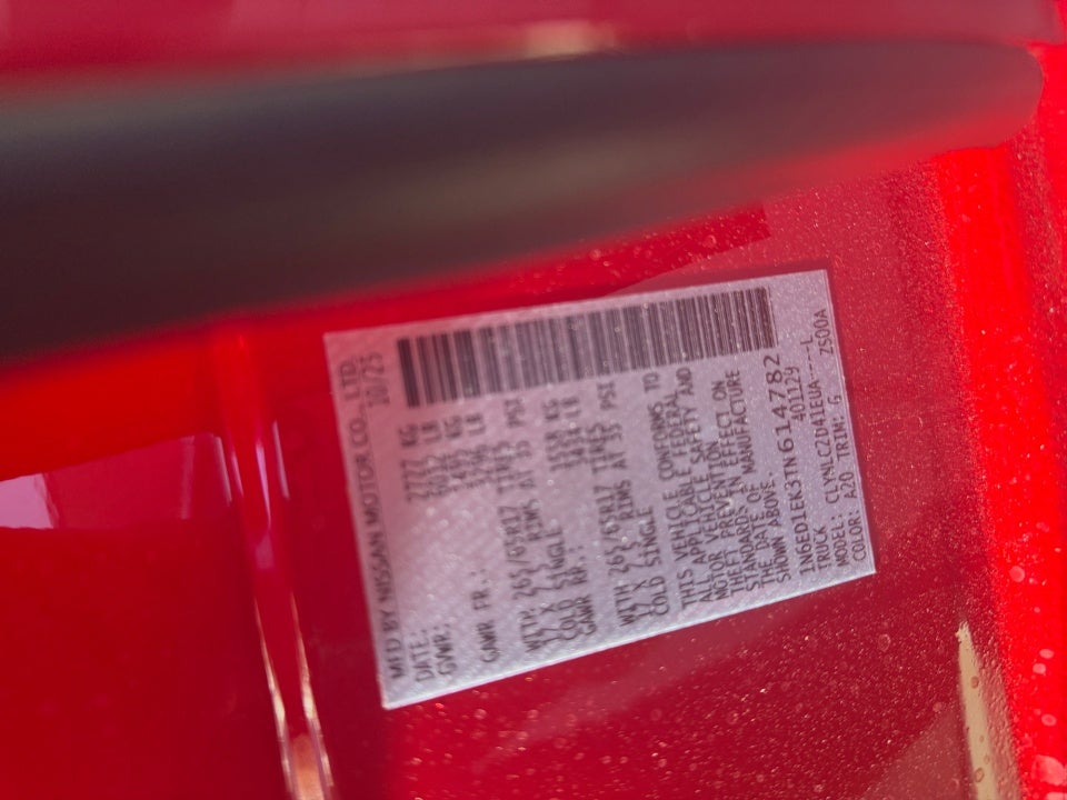 2026 Nissan Frontier Crew Cab SV 4x4