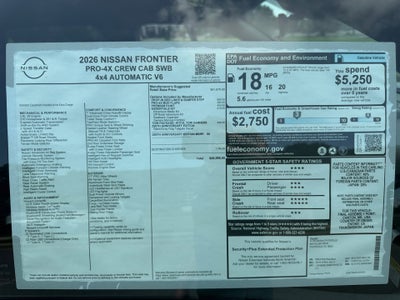 2026 Nissan Frontier PRO-4X