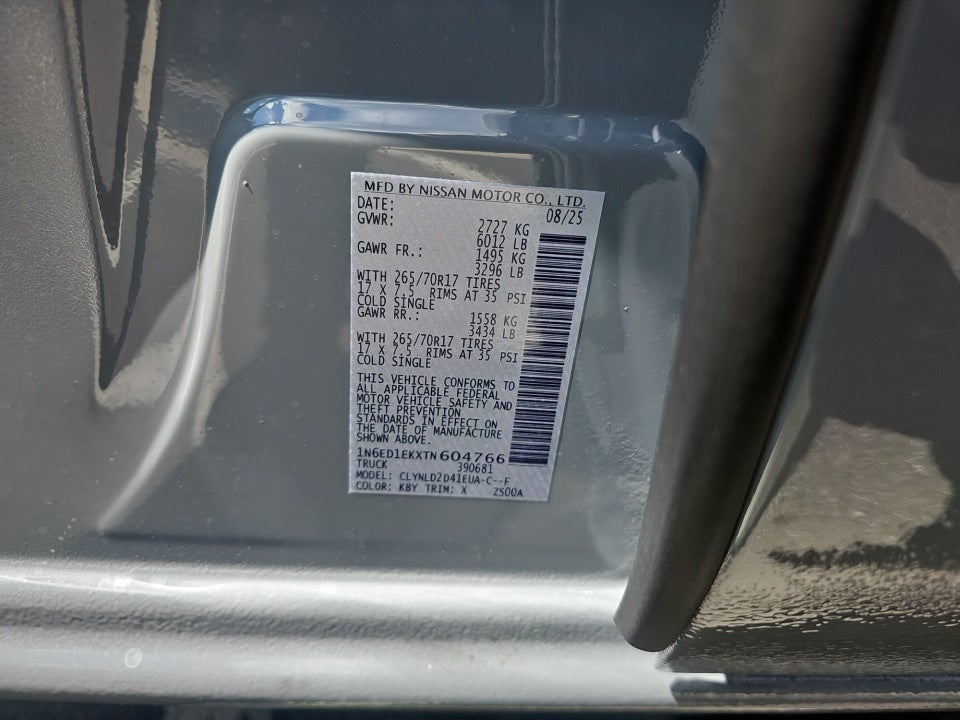 2026 Nissan Frontier Crew Cab PRO-4X 4x4