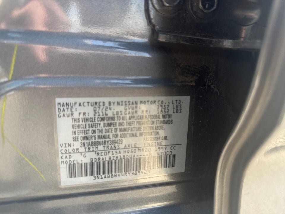 2024 Nissan Sentra S Xtronic CVT