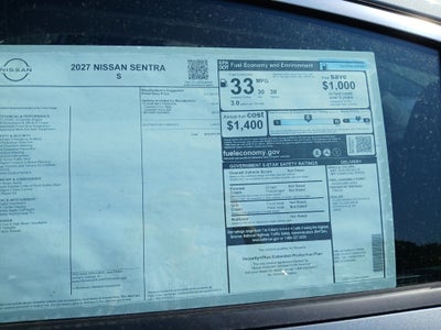 2027 Nissan Sentra S