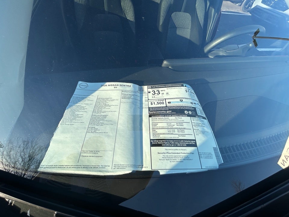 2026 Nissan Sentra SV