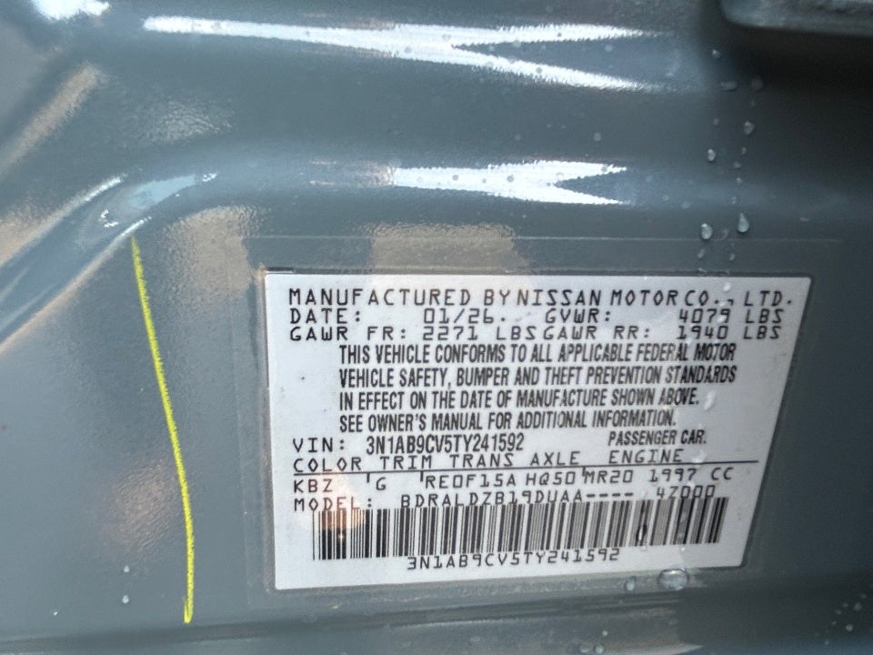 2026 Nissan Sentra SV