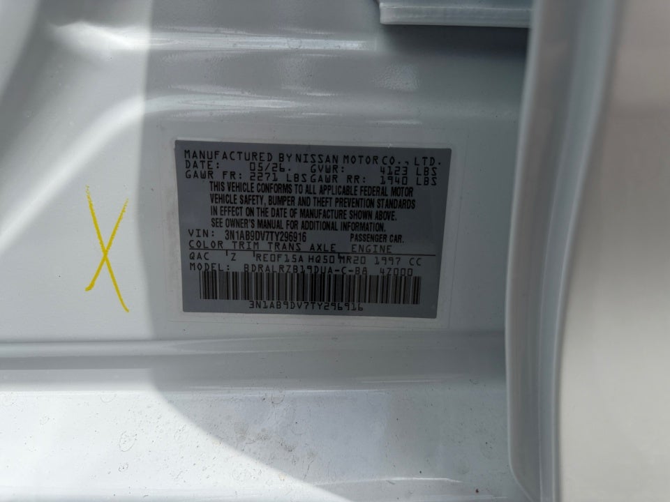 2026 Nissan Sentra SR
