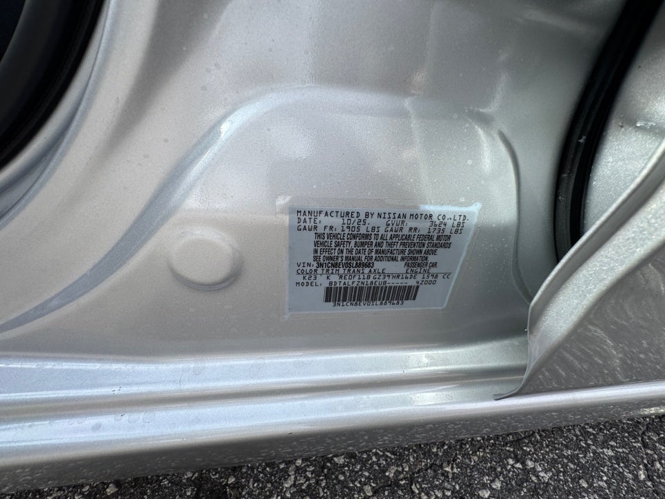 2025 Nissan Versa 1.6 SV