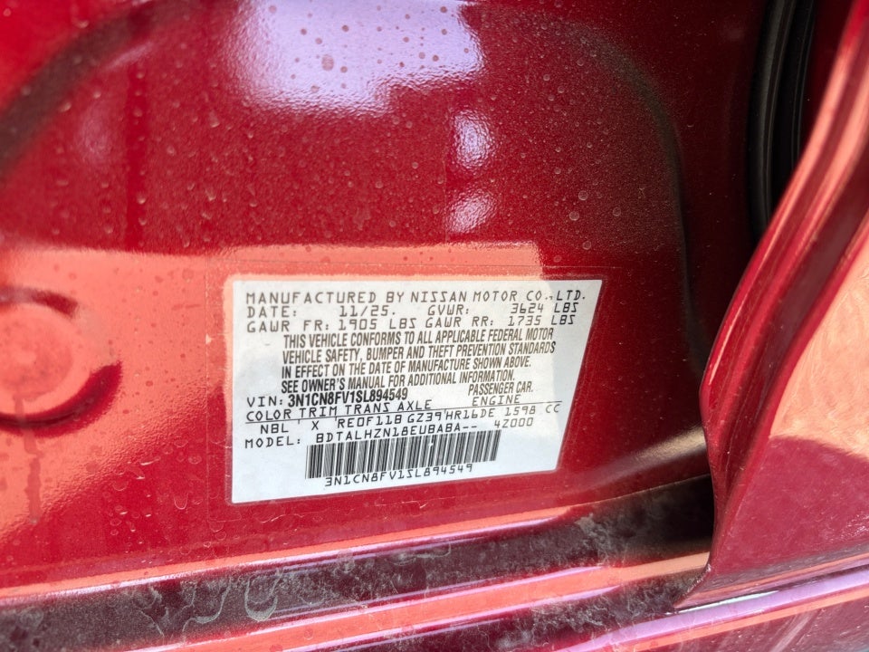 2025 Nissan Versa 1.6 SR