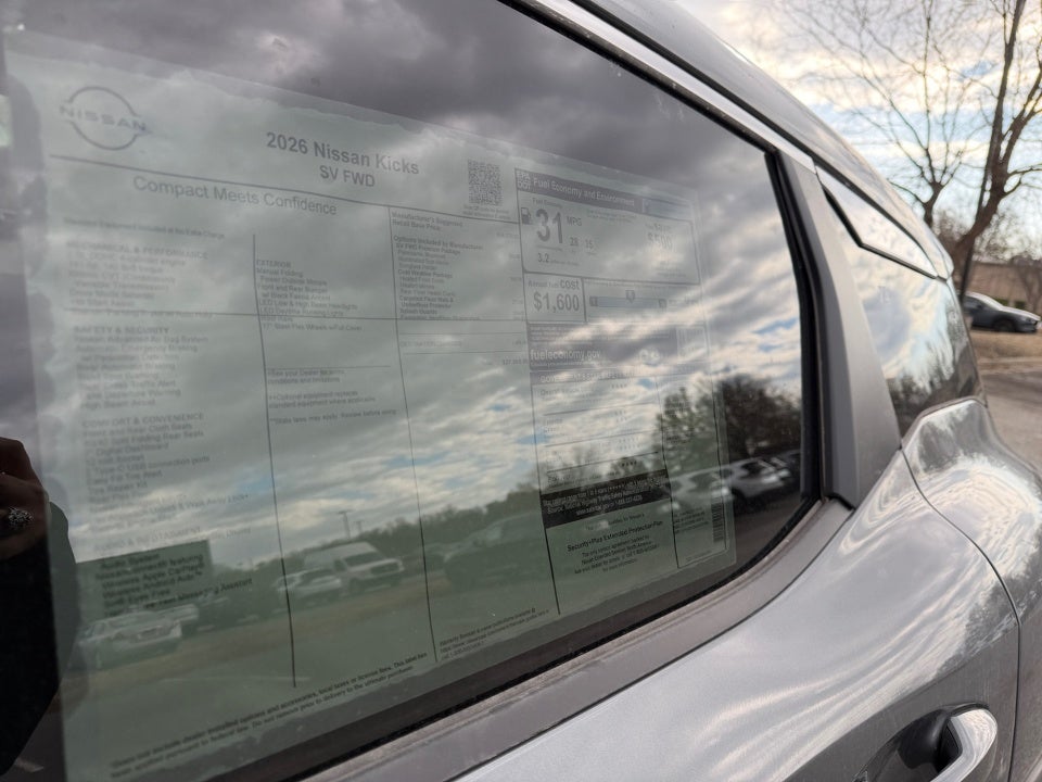 2026 Nissan Kicks SV