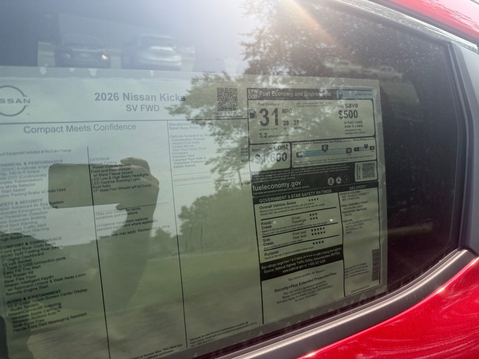 2026 Nissan Kicks SV