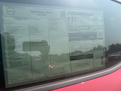 2026 Nissan Kicks SV