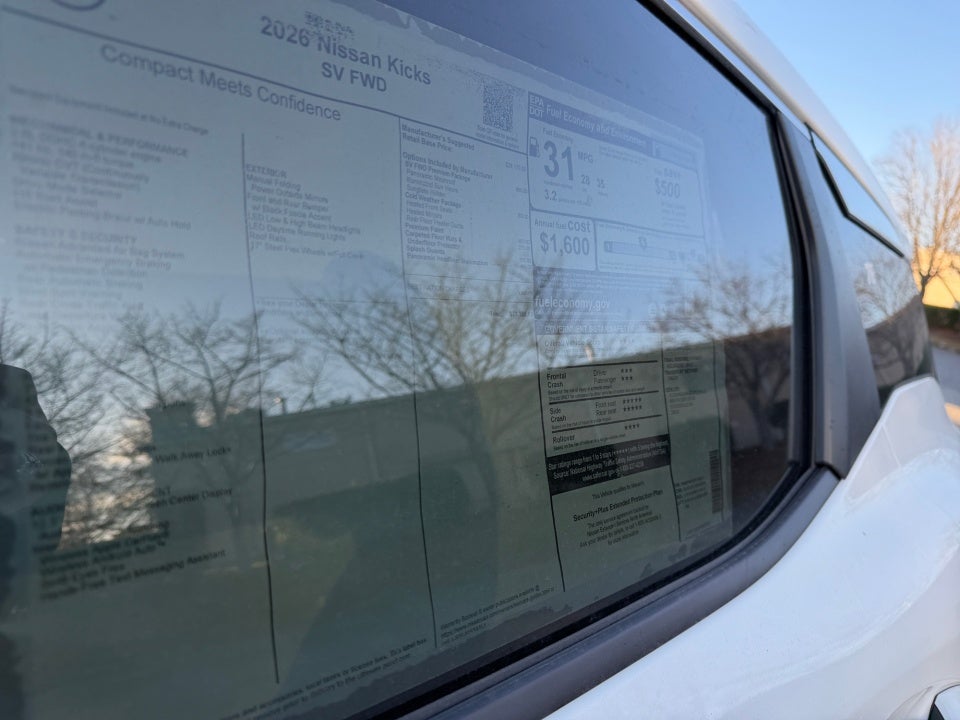 2026 Nissan Kicks SV