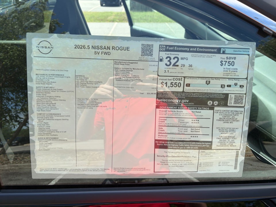 2026 Nissan Rogue SV