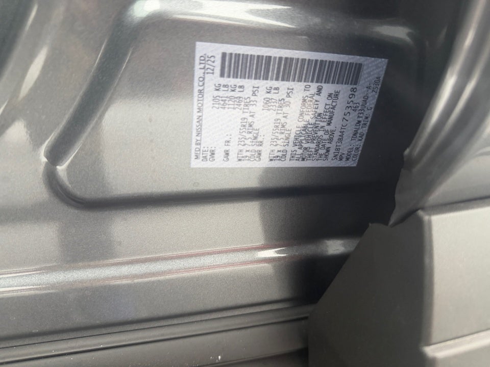 2026 Nissan Rogue Dark Armor