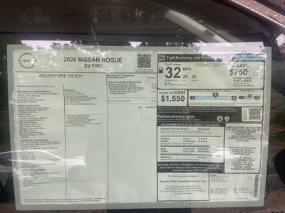 2026 Nissan Rogue SV