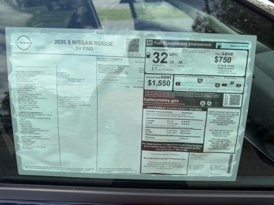 2026 Nissan Rogue SV
