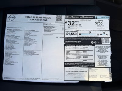 2026 Nissan Rogue Dark Armor