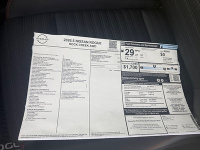 2026 Nissan Rogue Rock Creek