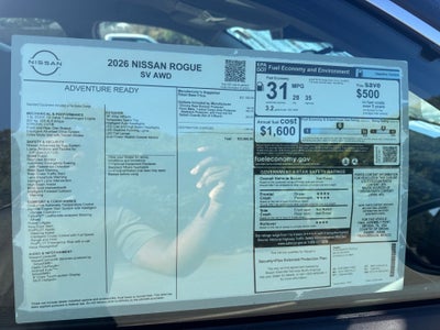 2026 Nissan Rogue SV