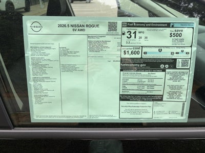 2026 Nissan Rogue SV
