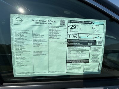 2026 Nissan Rogue Rock Creek