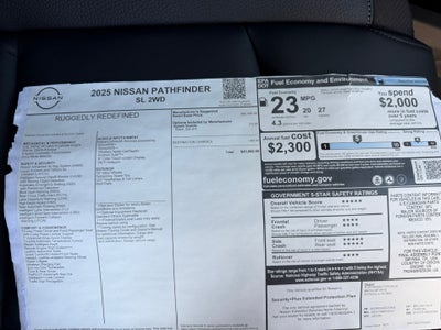 2025 Nissan Pathfinder SL FWD