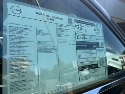 2026 Nissan Pathfinder SL